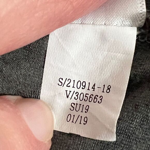 Athleta Santorini Printed High Neck Dress SP Woodblock Geo Black Soft! Modal - Picture 9 of 9